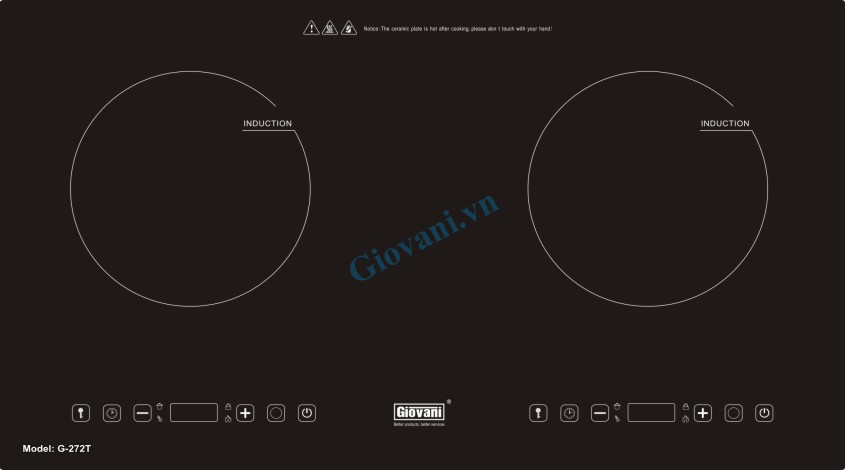 Khuyến mãi lớn khi mua bếp điện từ tại hệ thống Showroom Giovani.
